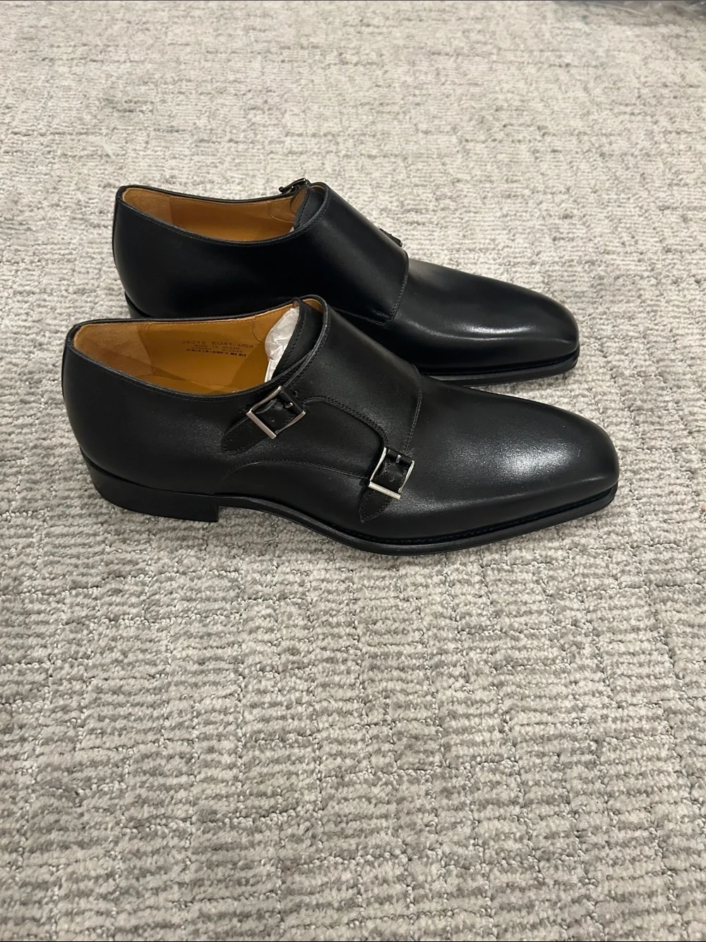 Magnanni Men's Omnia Double Monk Strap Loafers 8